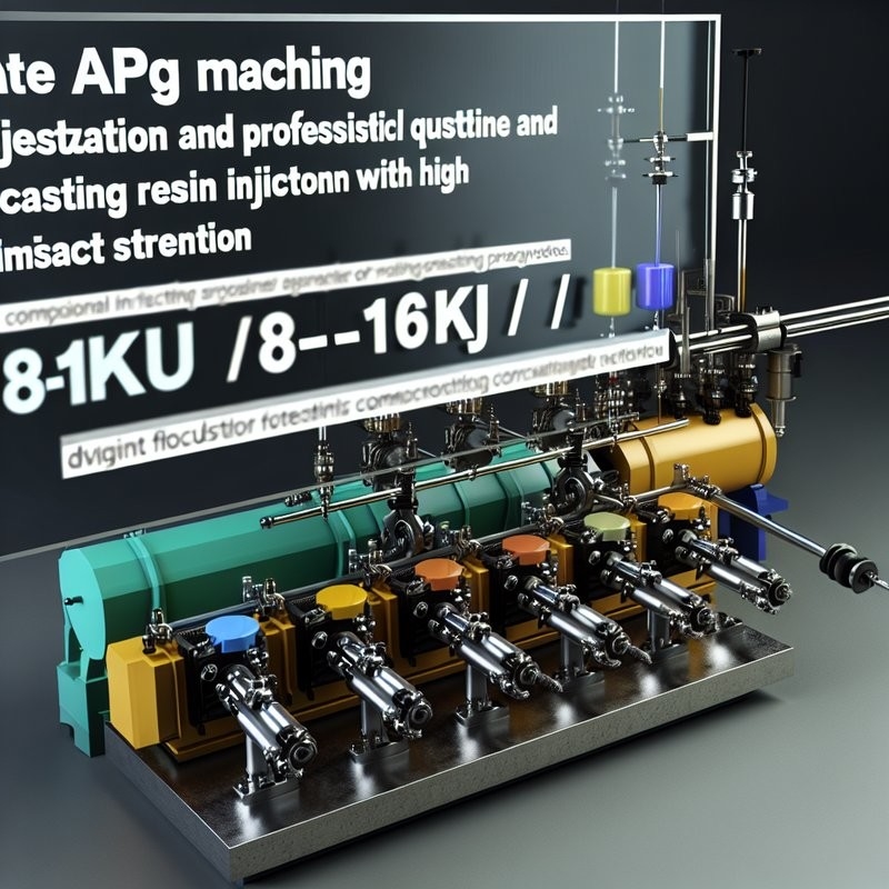 APG Machine And Casting Resin Injection System z wysoką wytrzymałością uderzeniową 8-16kJ / M2